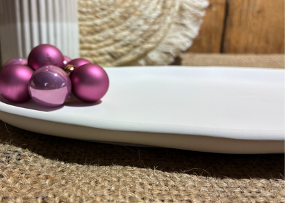 Handgefertigte Platte oder Teller für Kerzen, Snack  & Dekoideen