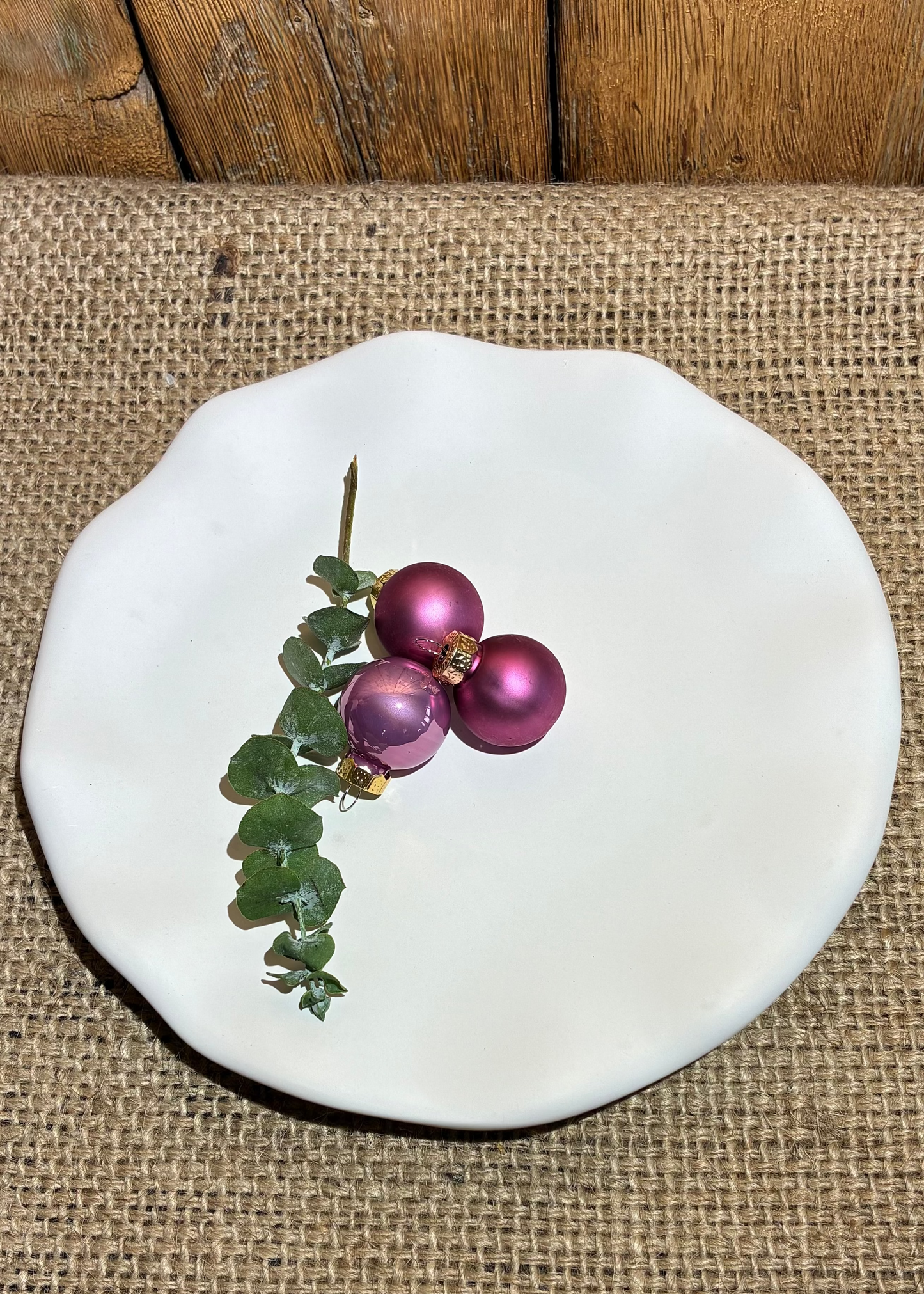 Handgefertigte Platte oder Teller für Kerzen, Snack  & Dekoideen