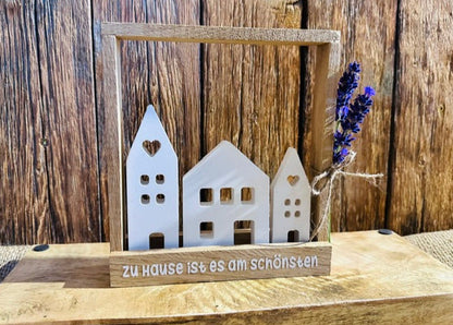 Häuser im Rahmen - Scandi Style